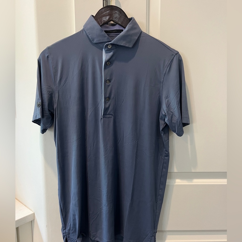 Greyson blue performance polo. Size small